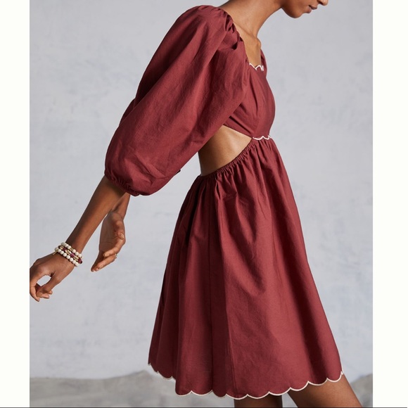 Anthropologie Dresses & Skirts - Anthropologie Forever That Girl Scalloped Mini